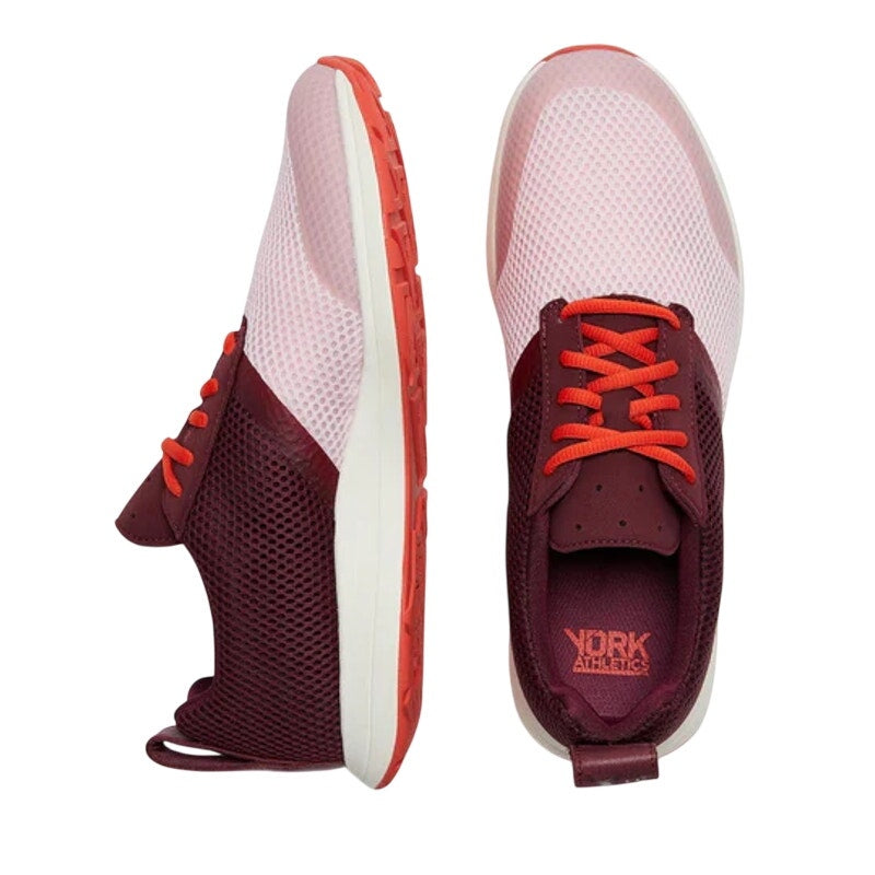 YORK Athletics Mens The Henry Runner Sneakers US 11.5 Magenta Pink Shoes NIB