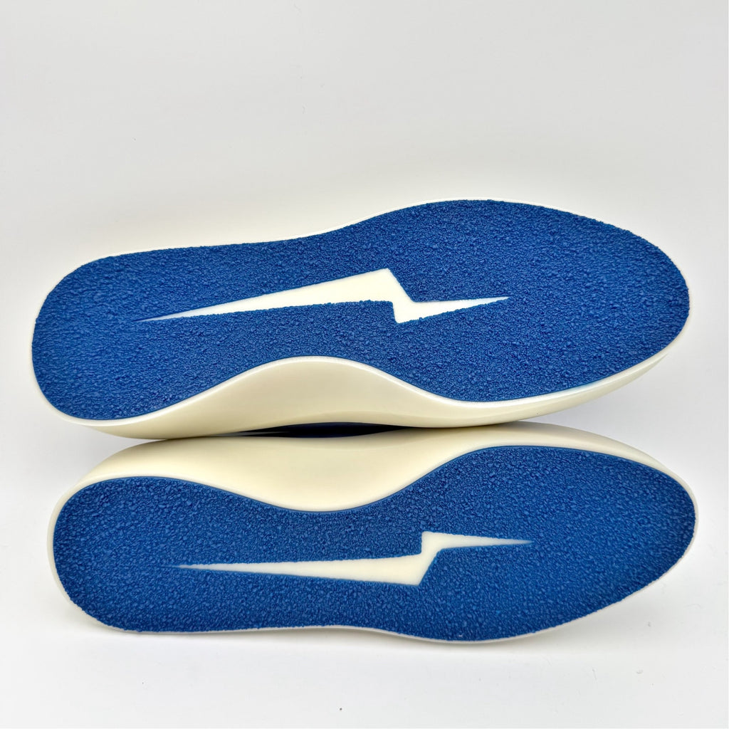 Wolf & Shepherd Cruise Mule Slip On Shoes Womens 7.5 Mens 9 Blue White NIB