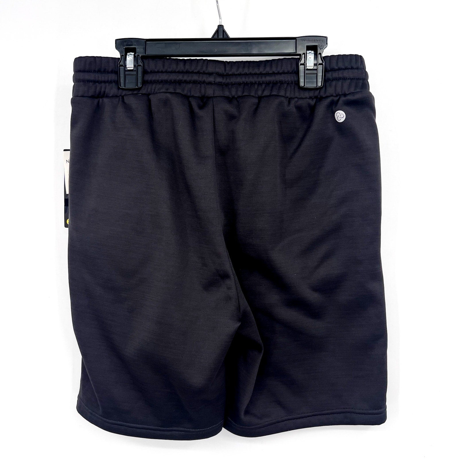 ZELLA Boys Pyrite Athletic Pull-On Shorts XL 14-16 Black Drawstring NWT
