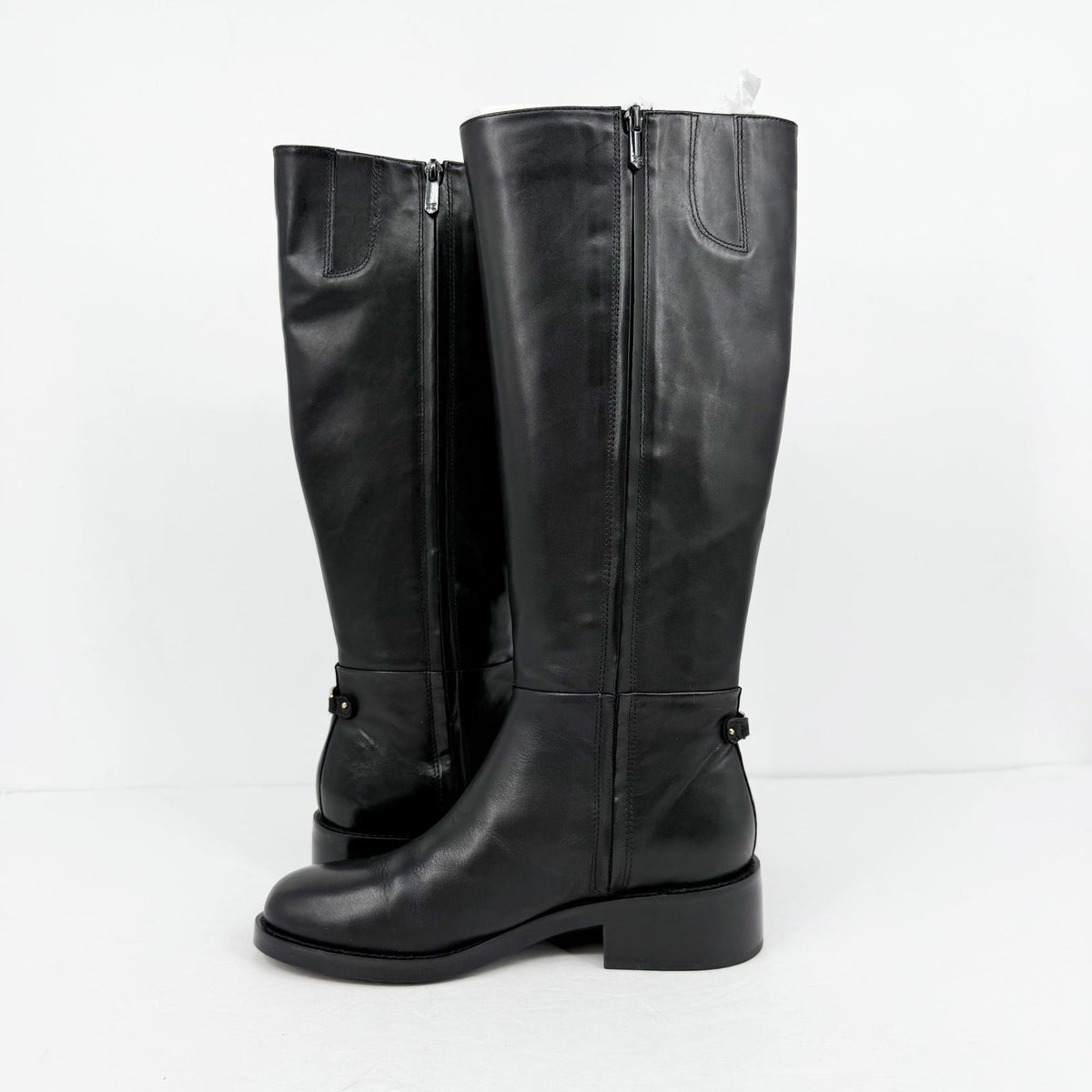 Sam Edelman Womens Mable Tall Boots Size 9.5 M EU 40.5 Black Leather NIB