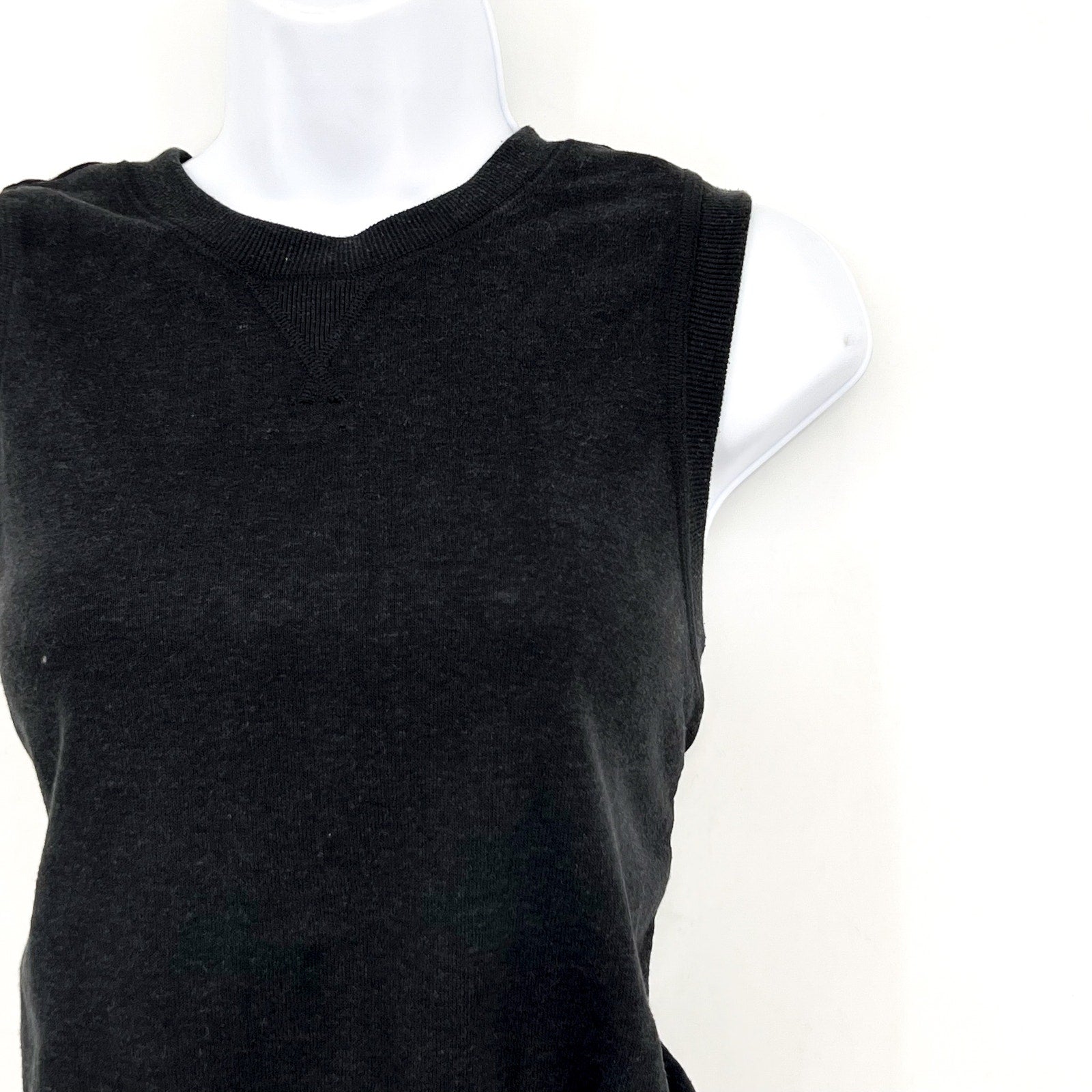 PRANA Women's Cozy Up Beach Hopper Blouson Dress Small Black Sleeveless NWT