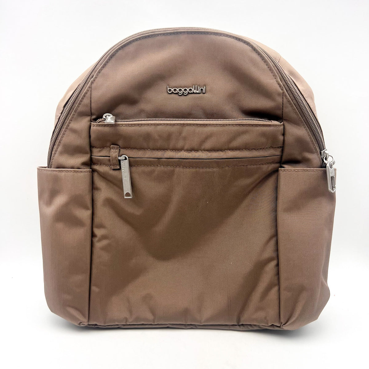 BAGGALLINI Securtex Anti-Theft Vacation Backpack Beige Portobello NWOT