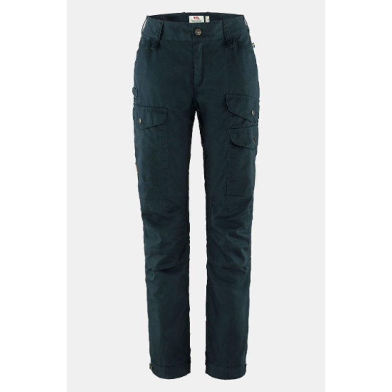 FJALLRAVEN Womens Vidda Pro Ventilated Pants US 14 EU 46 Navy Blue Trouser NWT