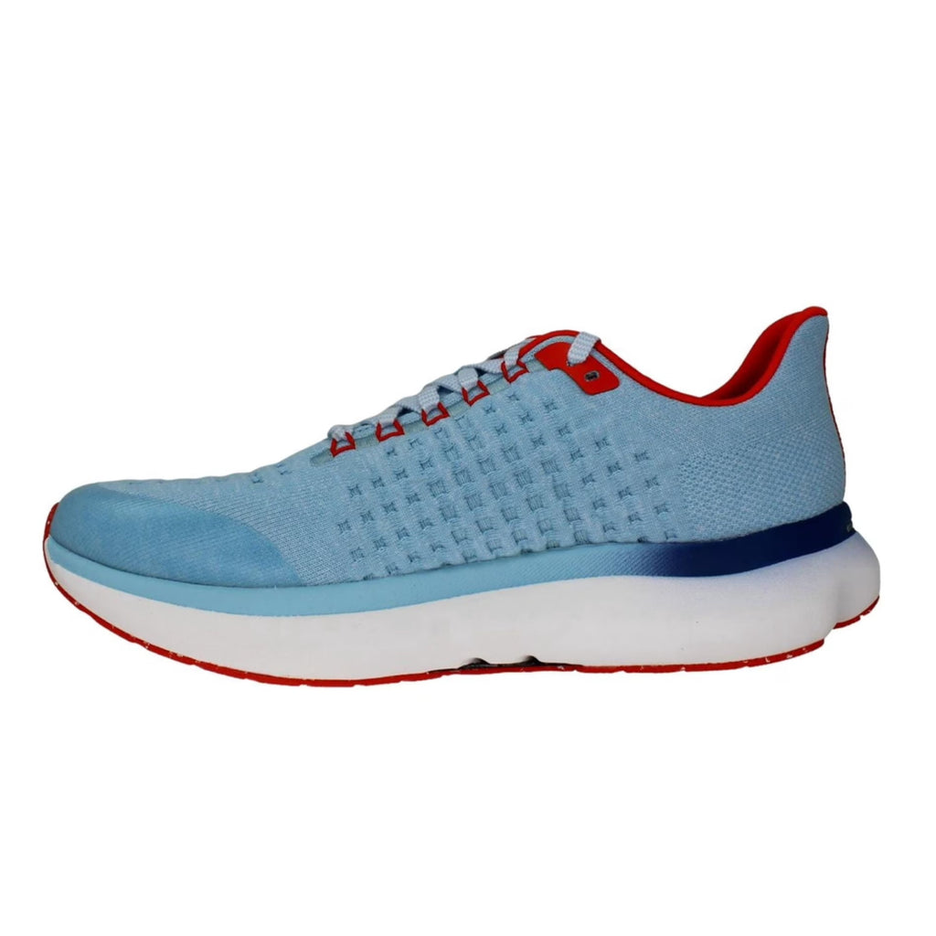 Rabbit Mens Dream Chaser Running Shoes Size 9.5 Crystal Blue White Athletic NIB