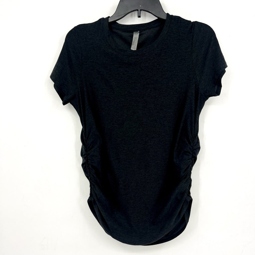BEYOND YOGA Featherweight One & Only Maternity Tee Small Black NWOT