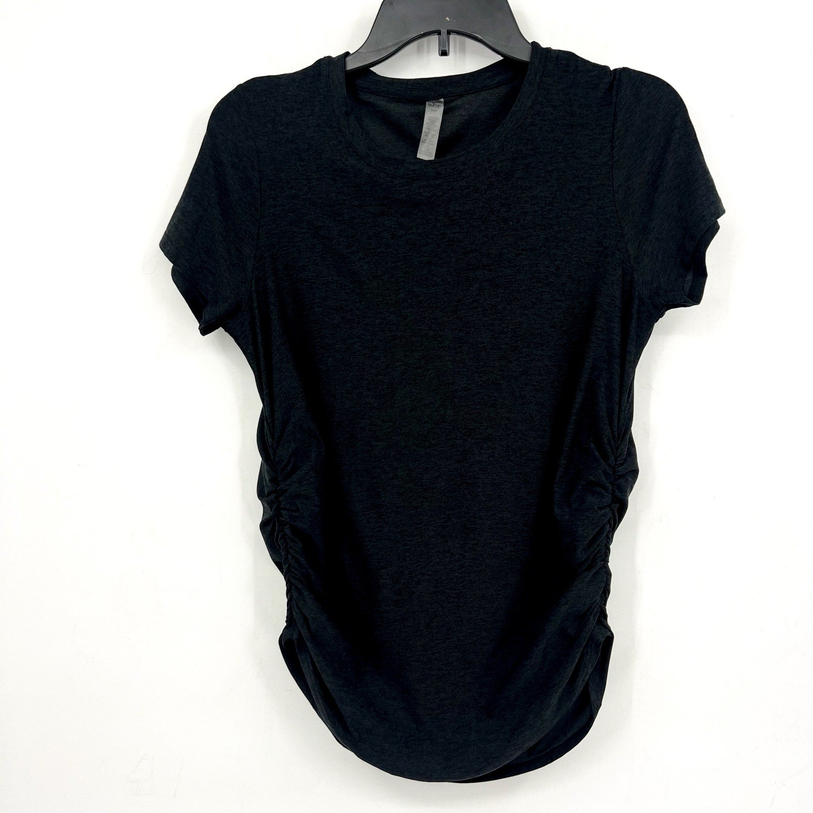 BEYOND YOGA Featherweight One & Only Maternity Tee Small Black NWOT