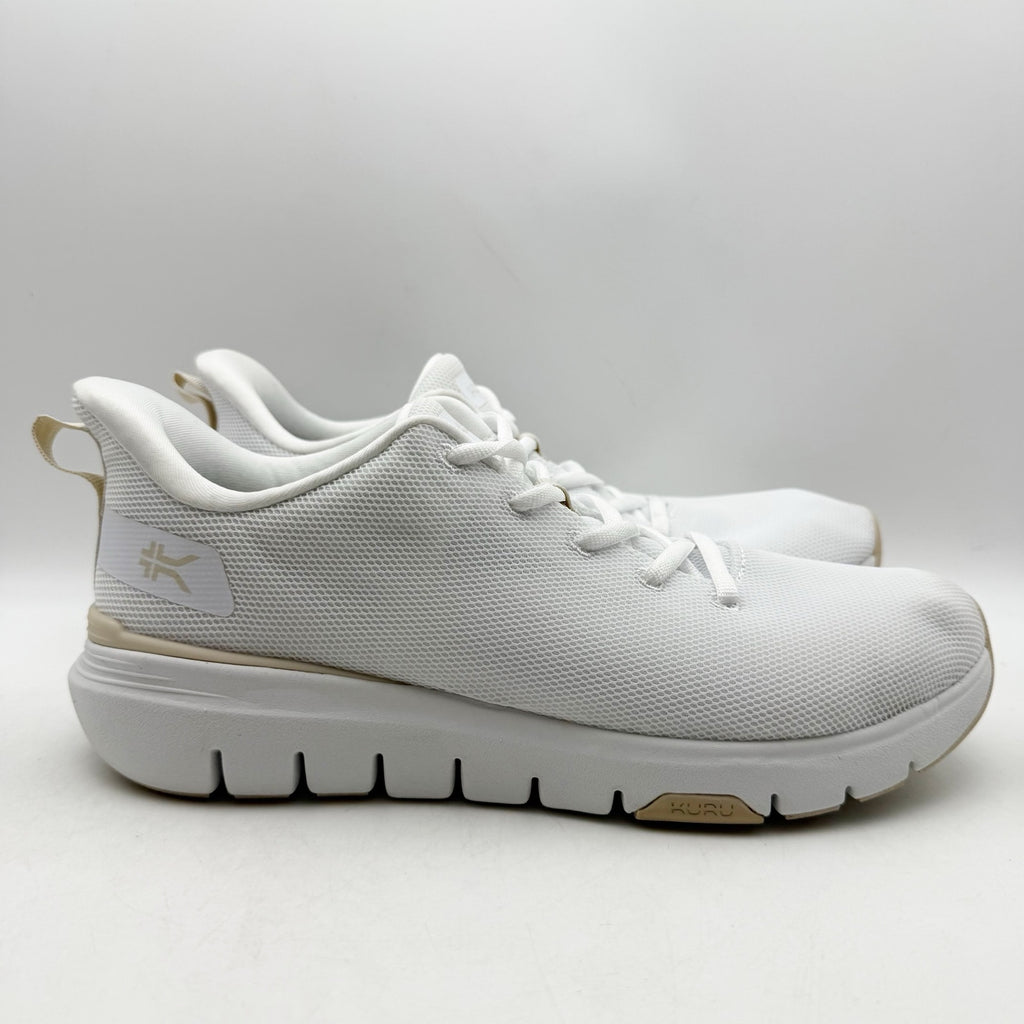 KURU Womens Flex Via Sneakers US 10 M White Athletic Shoes NWOB