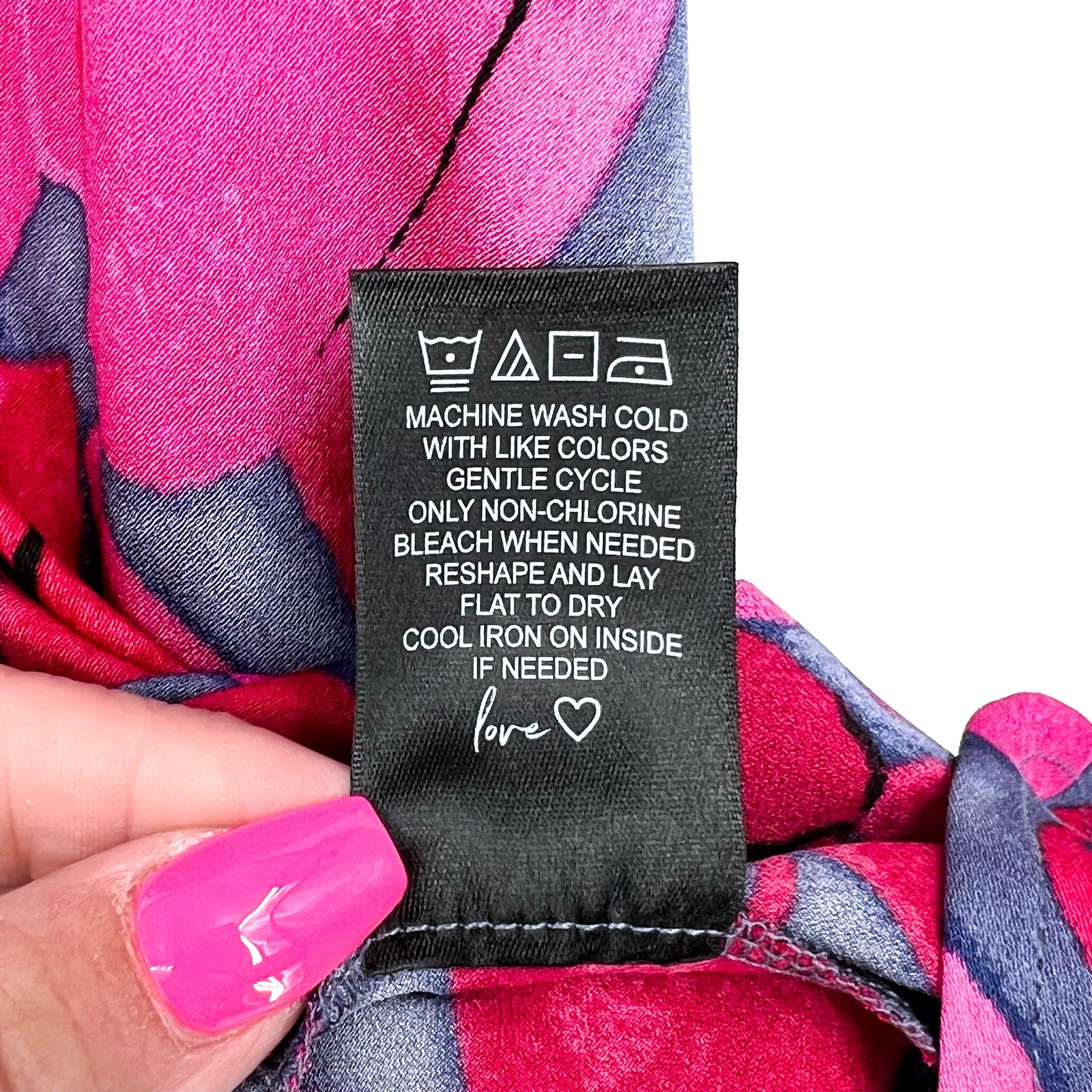 NIC + ZOE Women's Happy Petal Splash Tank Top 2X Pink Multi Cowl Neck NWT
