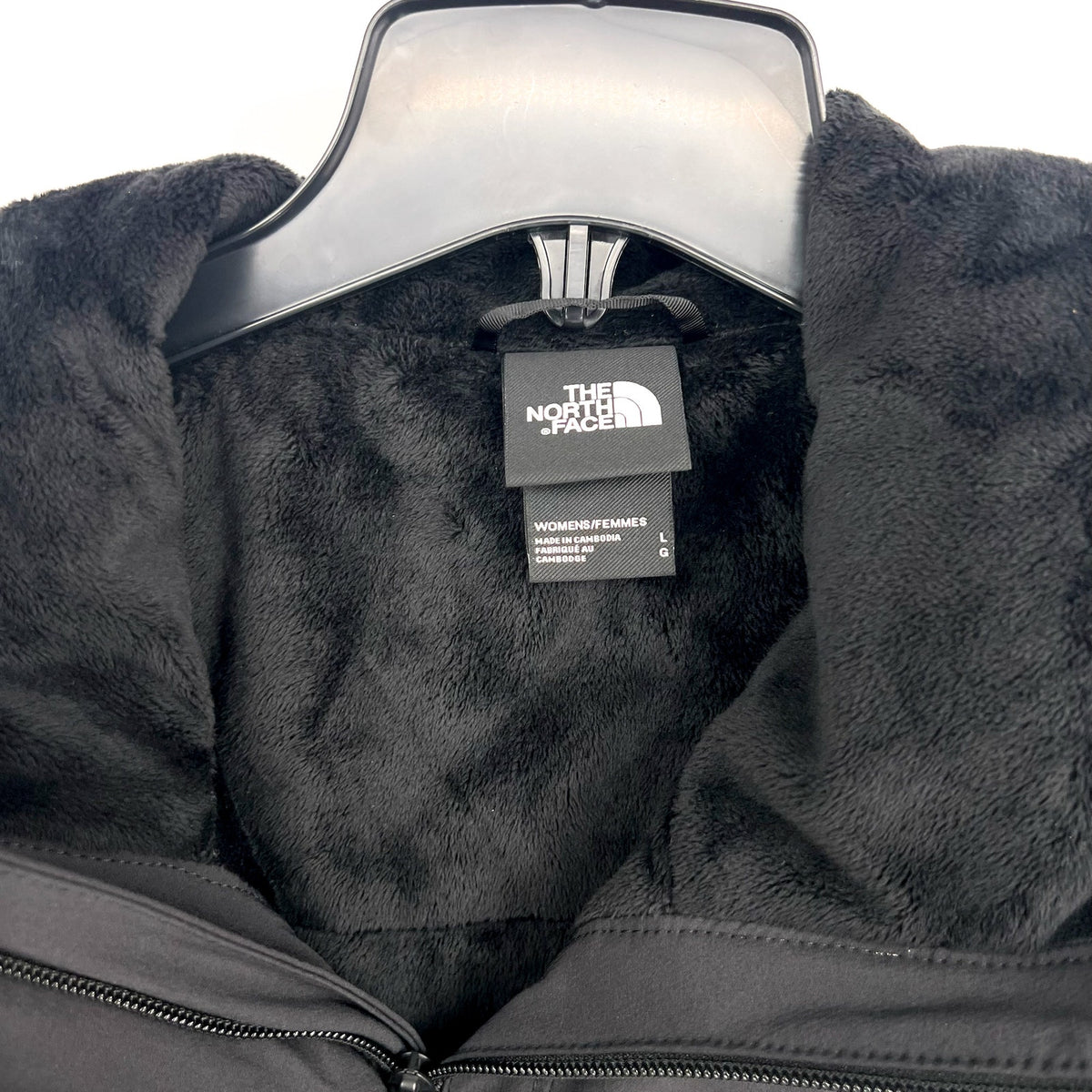 THE NORTH FACE Womens Shelbe Raschel Jacket Large TNF Black Insulated Hooded NWT