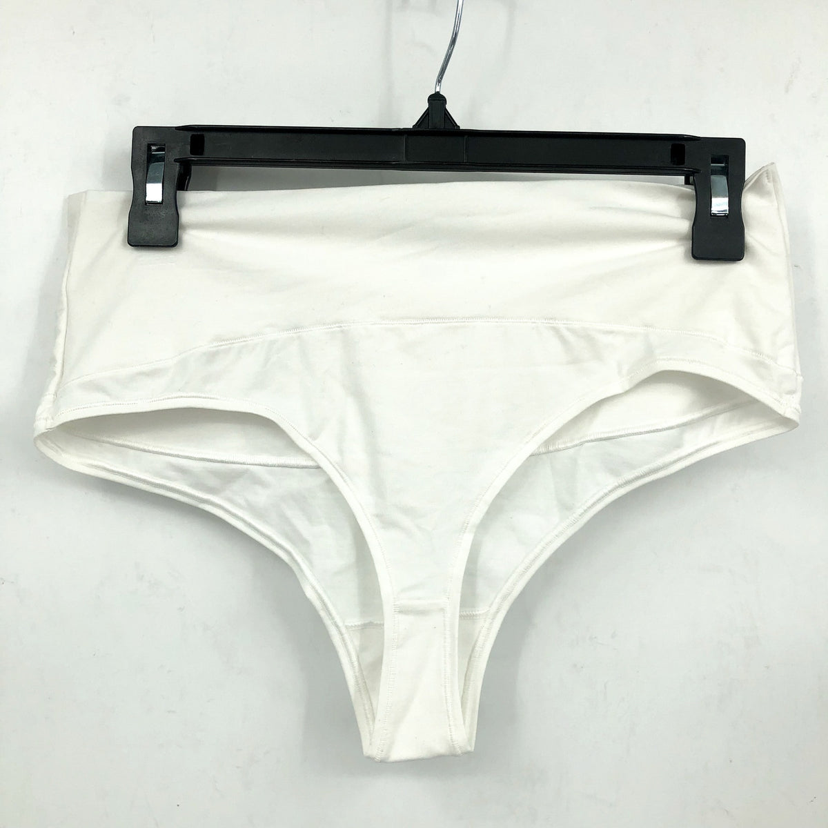 SPANX Women's Cotton Control Thong XL White Tummy Shaping 40052R NWT