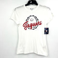 CHAMPION Women's S. Alabama Jaquars Crest T-shirt Small White Short Sleeve NWT