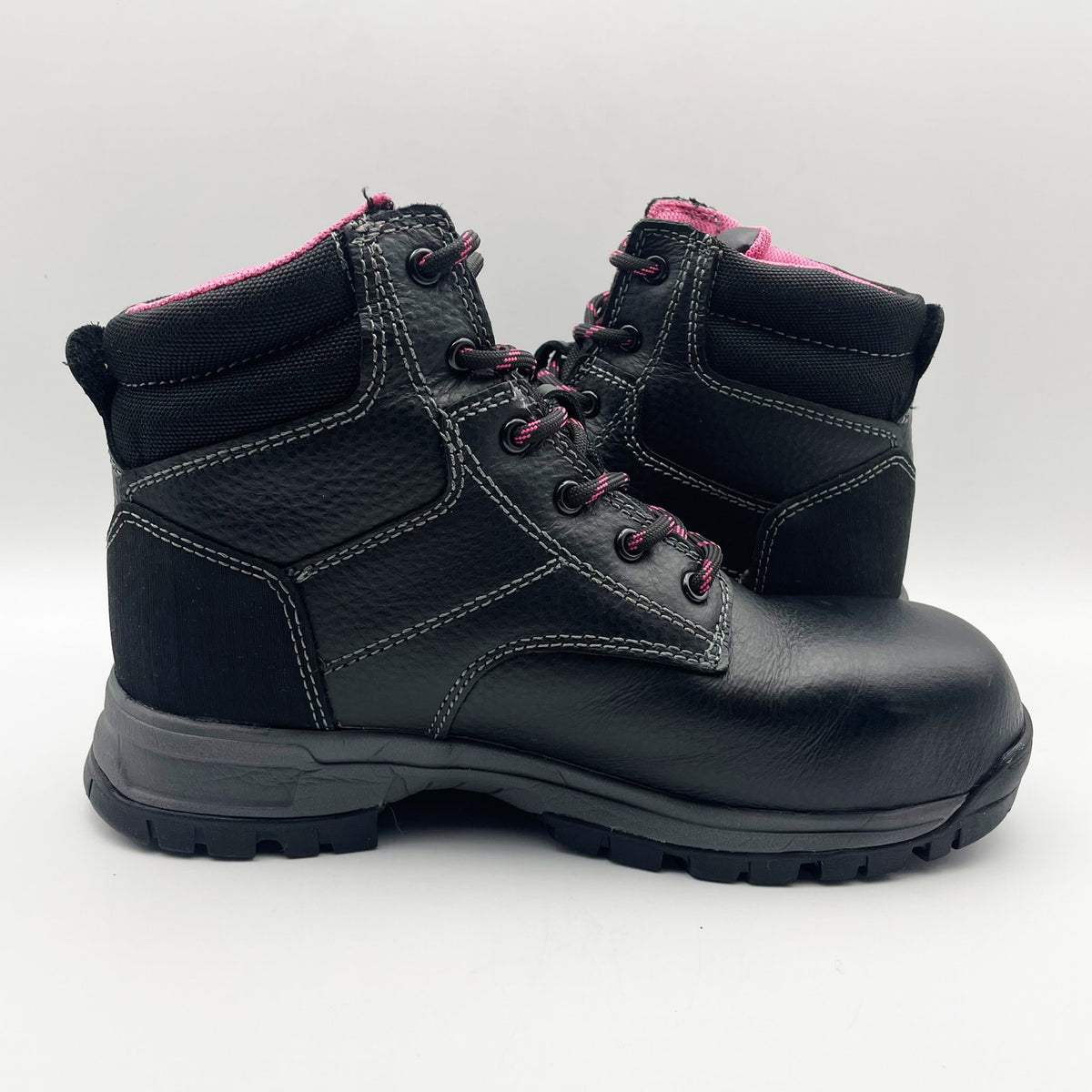 Wolverine Womens Piper Composite-Toe 6" Work Boots Size 7 M Black WP Leather NIB