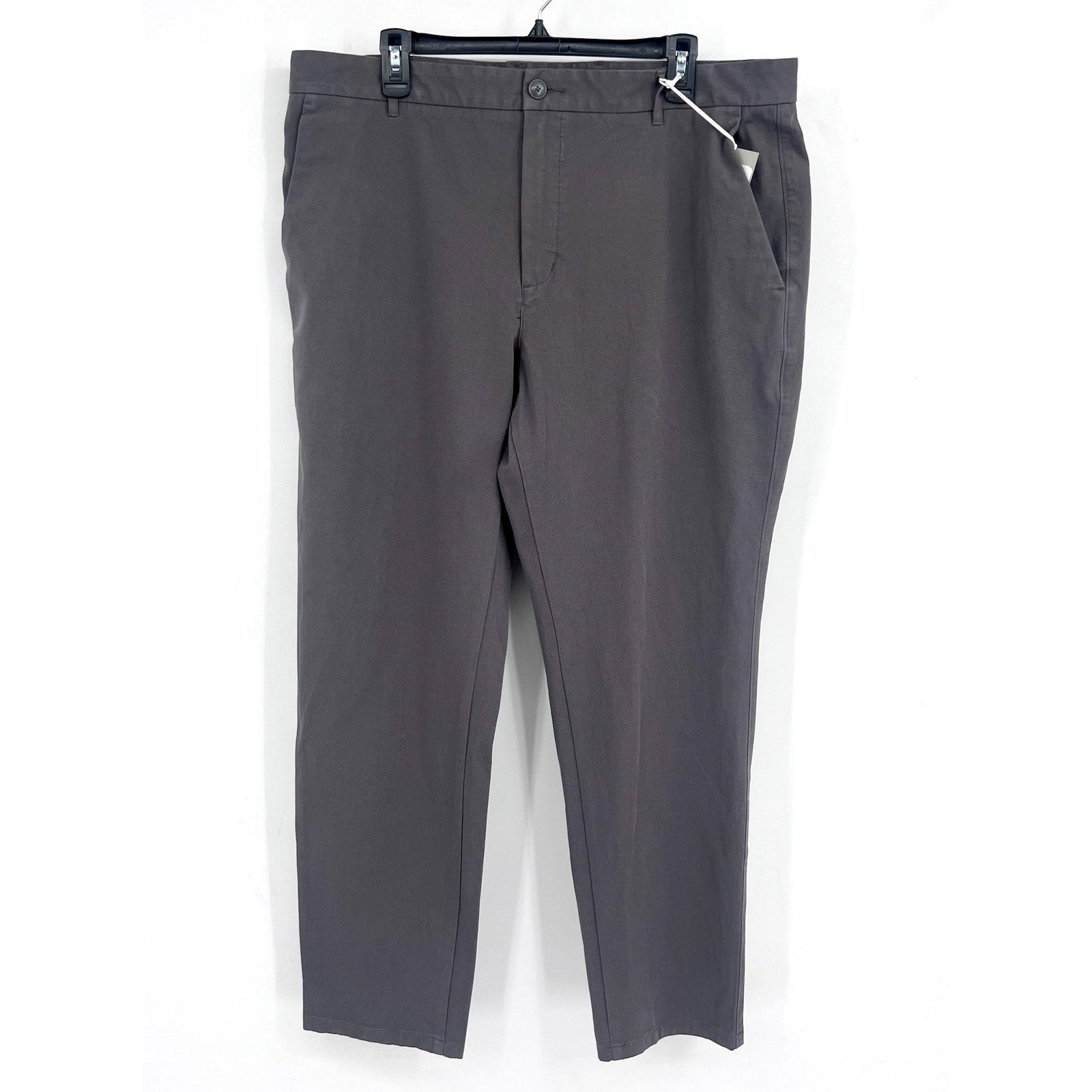 EVERLANE Uniform Mens Performance Chino Pants 38x30 Slate Grey Athletic Fit NWT