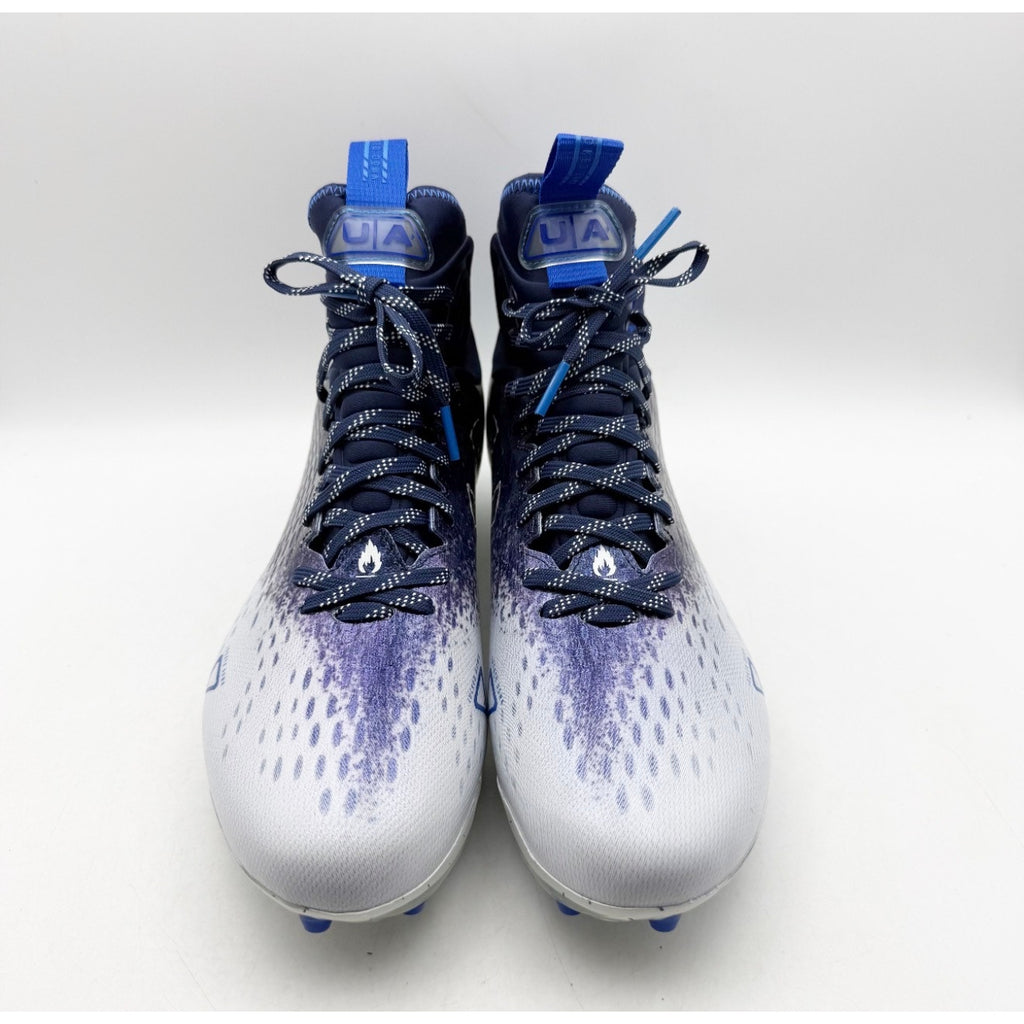 Under Armour Mens Spotlight Lux MC 2.0 Football Cleat Size 10 Navy Blue NWOB
