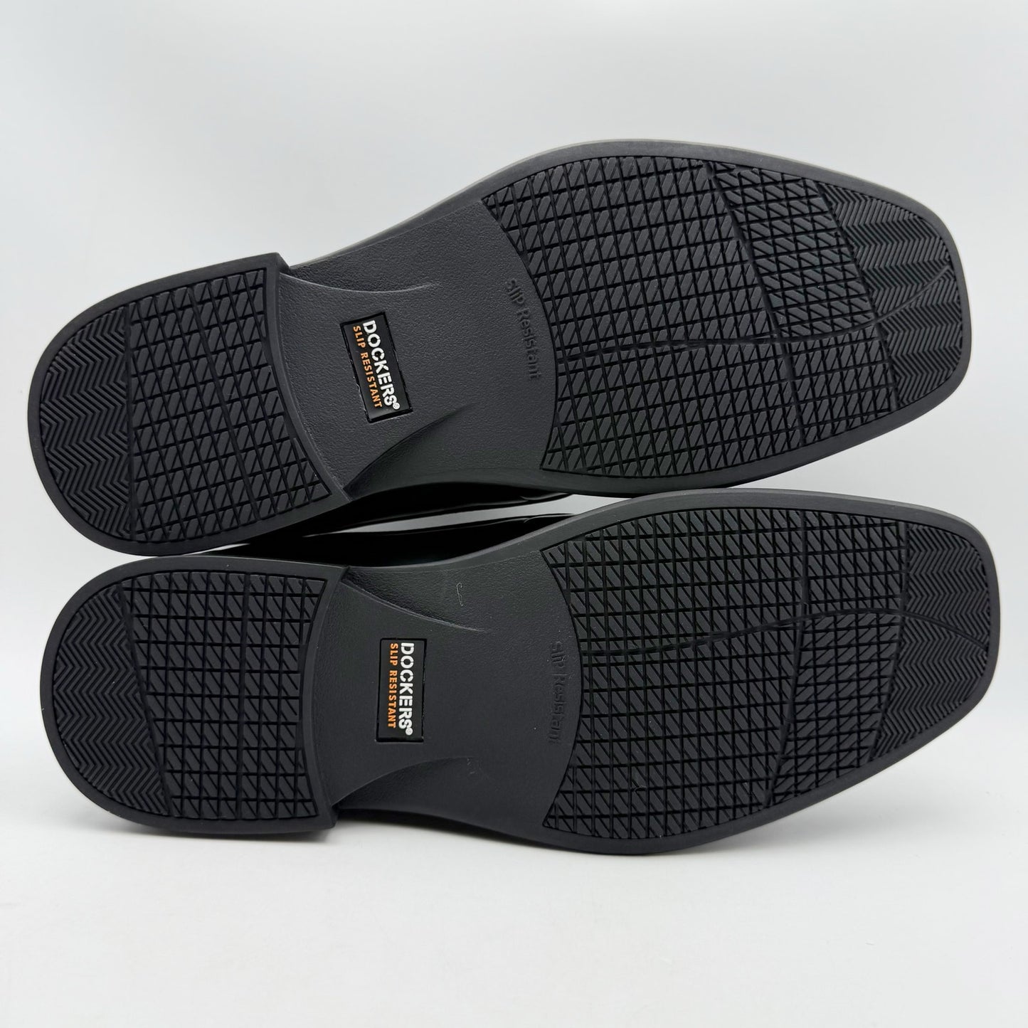 Dockers Mens Lawton Loafers US 11.5 Wide EU 45 Black Leather Slip On NIB