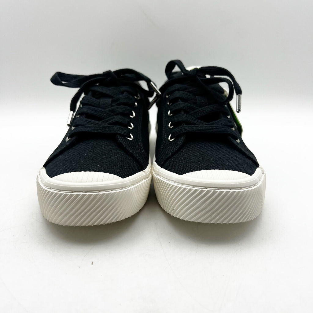 Cariuma Womens OCA Low Top Sneakers Size 6.5 Black Canvas Organic Cotton NIB
