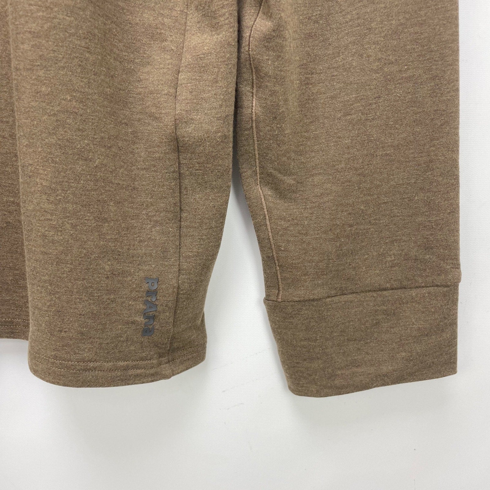 prAna Mens Altitude Tracker 1/4 Zip Pullover XXL Camel Tan Sweatshirt NWT