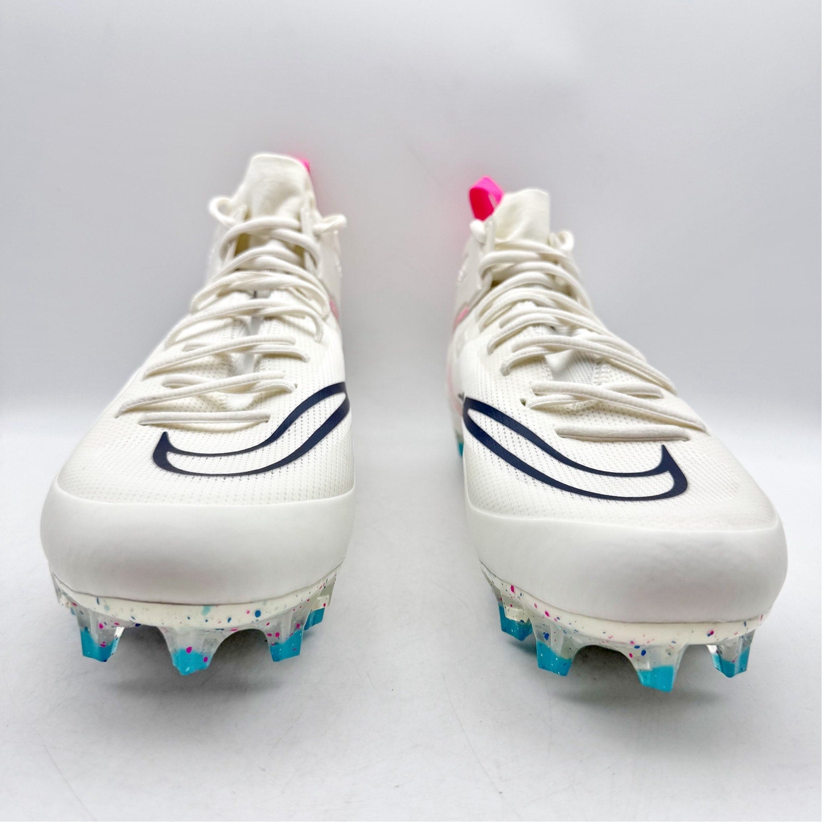 NIKE Mens Alpha Huarache 8 Elite Lacrosse Cleats US 12 EU 46 White Athletic NWOB