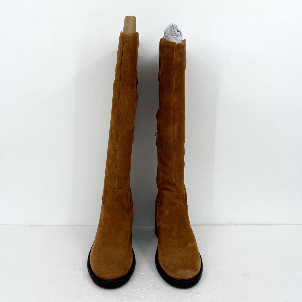 Vince Camuto Womens Amree Knee High Boot US 6 M Narrow Calf Brown Suede NIB