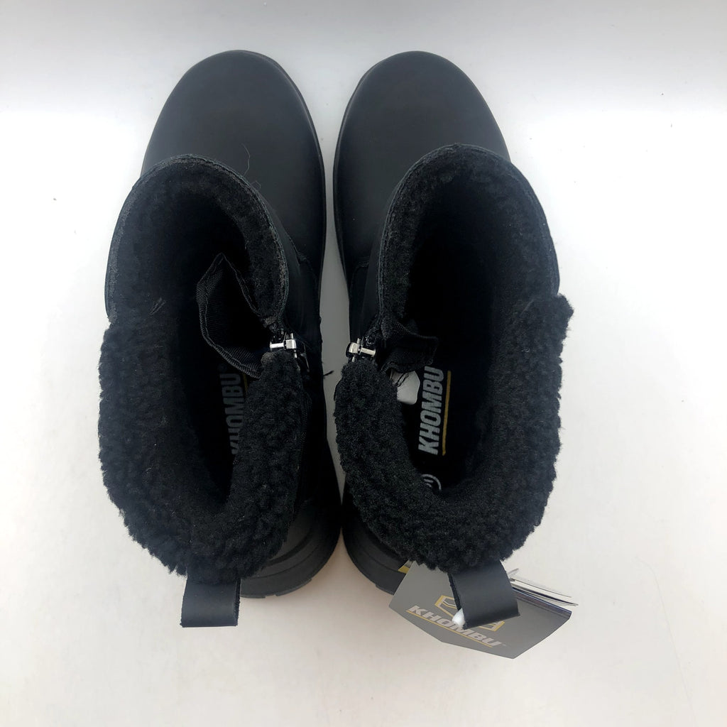 Khombu Womens Sarah Snow Boots Size 7 Black Water Repellant Insulated NIB