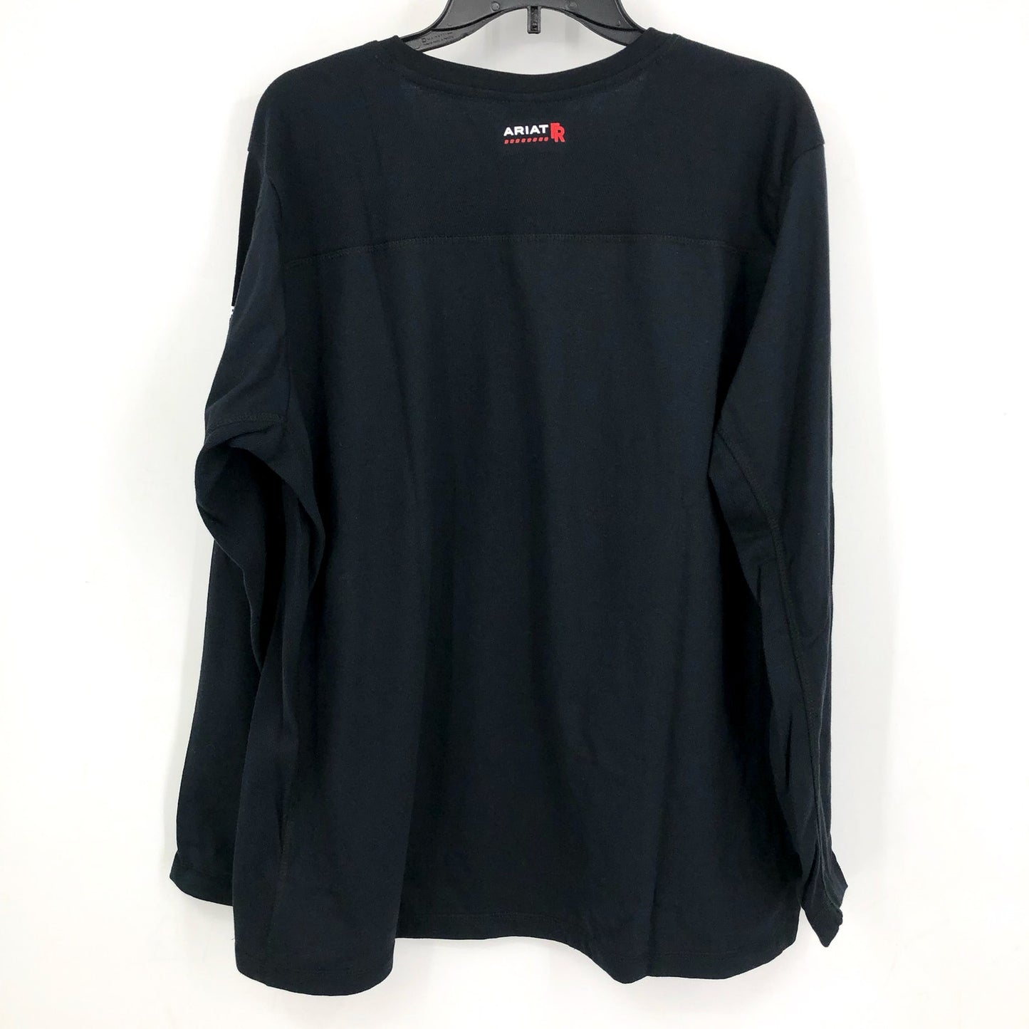 ARIAT Women's FR AC Long Sleeve Work Shirt XXL Black Knit V Neck NWOT