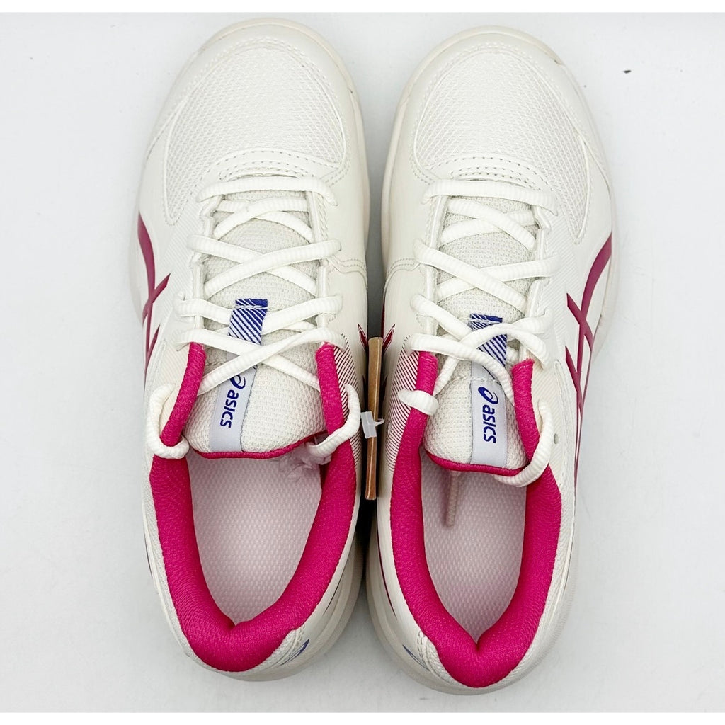 ASICS Kids Gel-Game Grade School Athletic Shoes US 4 White Pink Tennis Court NIB