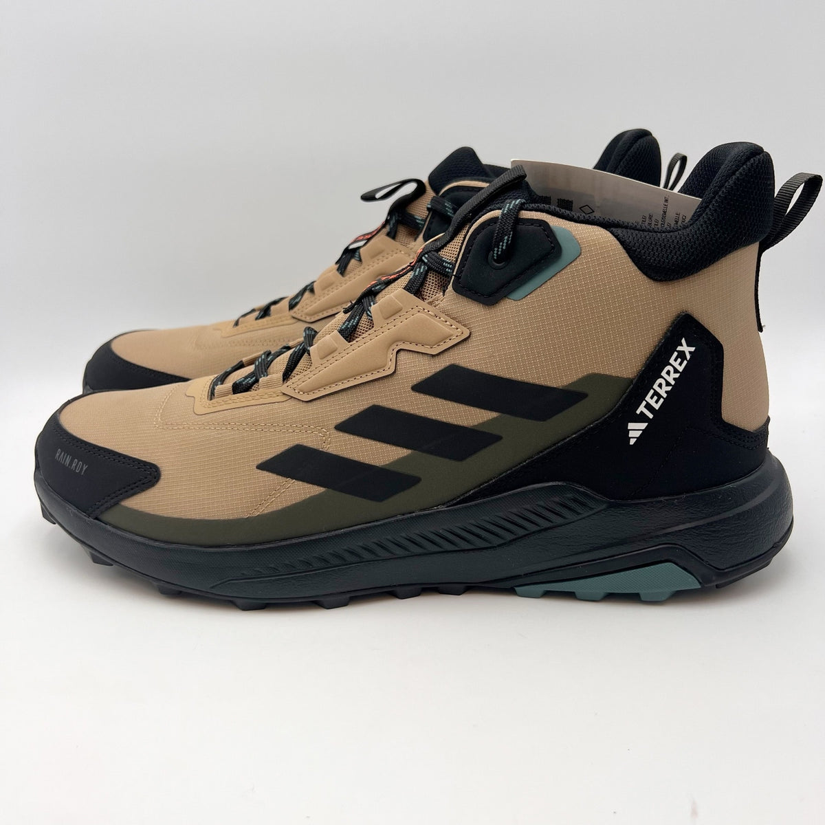 Adidas Mens Terrex Anylander Mid Walking Boots US 13 Brown Black Waterproof NIB