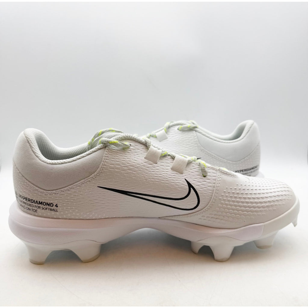 Nike Womens Hyperdiamond 4 Pro MCS Softball Cleats Size 11 White DC8990 NWOB