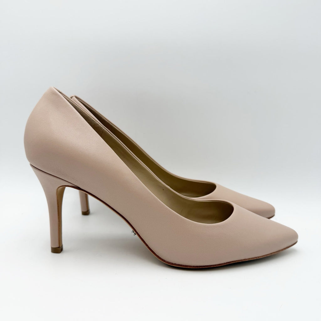 Aldo Womens Coronitiflex Pumps Size 11 M EU 42.5 Nude Bone Leather NWOB