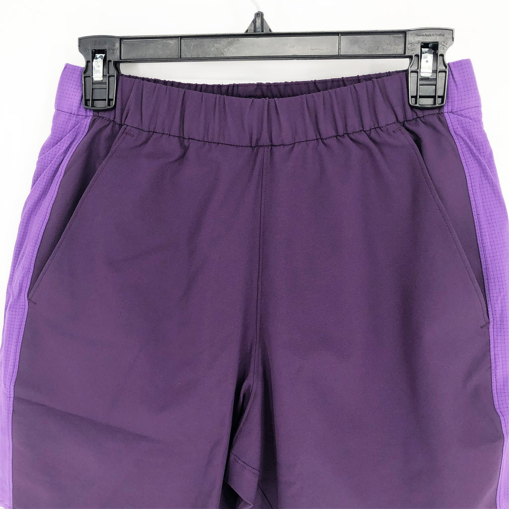 OUTDOOR VOICES Mens High Stride 7" Shorts XS Acai Purple Lightweight Pockets NWT