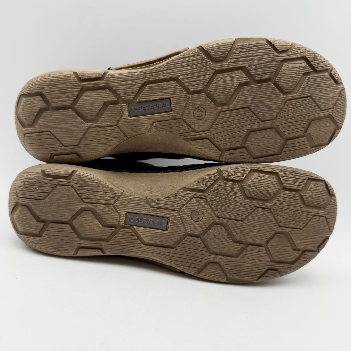 JOSEF SEIBEL Womens Fergey 56 Sneaker EU 41 US 10-10.5 Black Leather Lace Up NIB