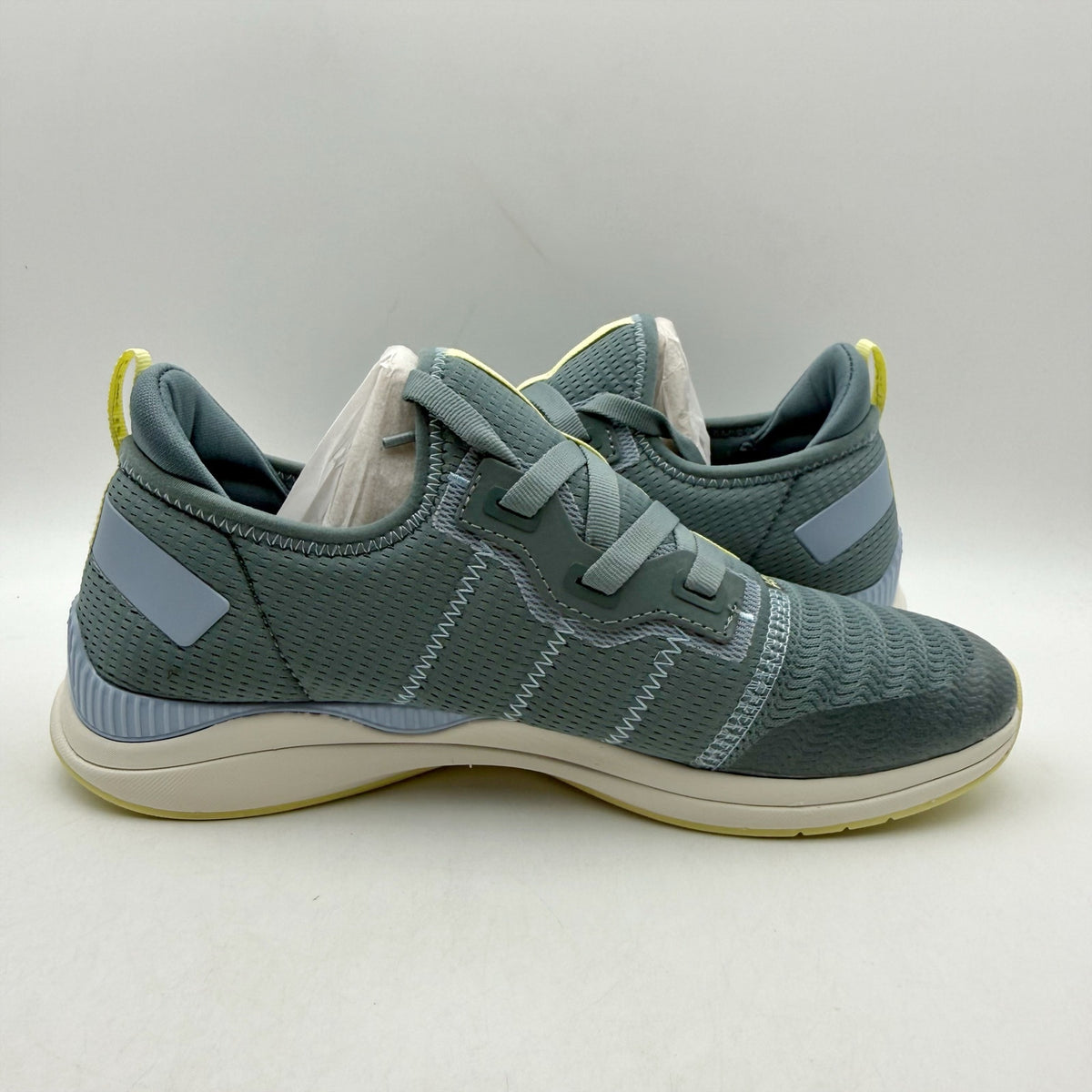KURU Womens Stride Move Casual Sneakers Size 7.5 M EU 38 Blue Green Slip On NIB