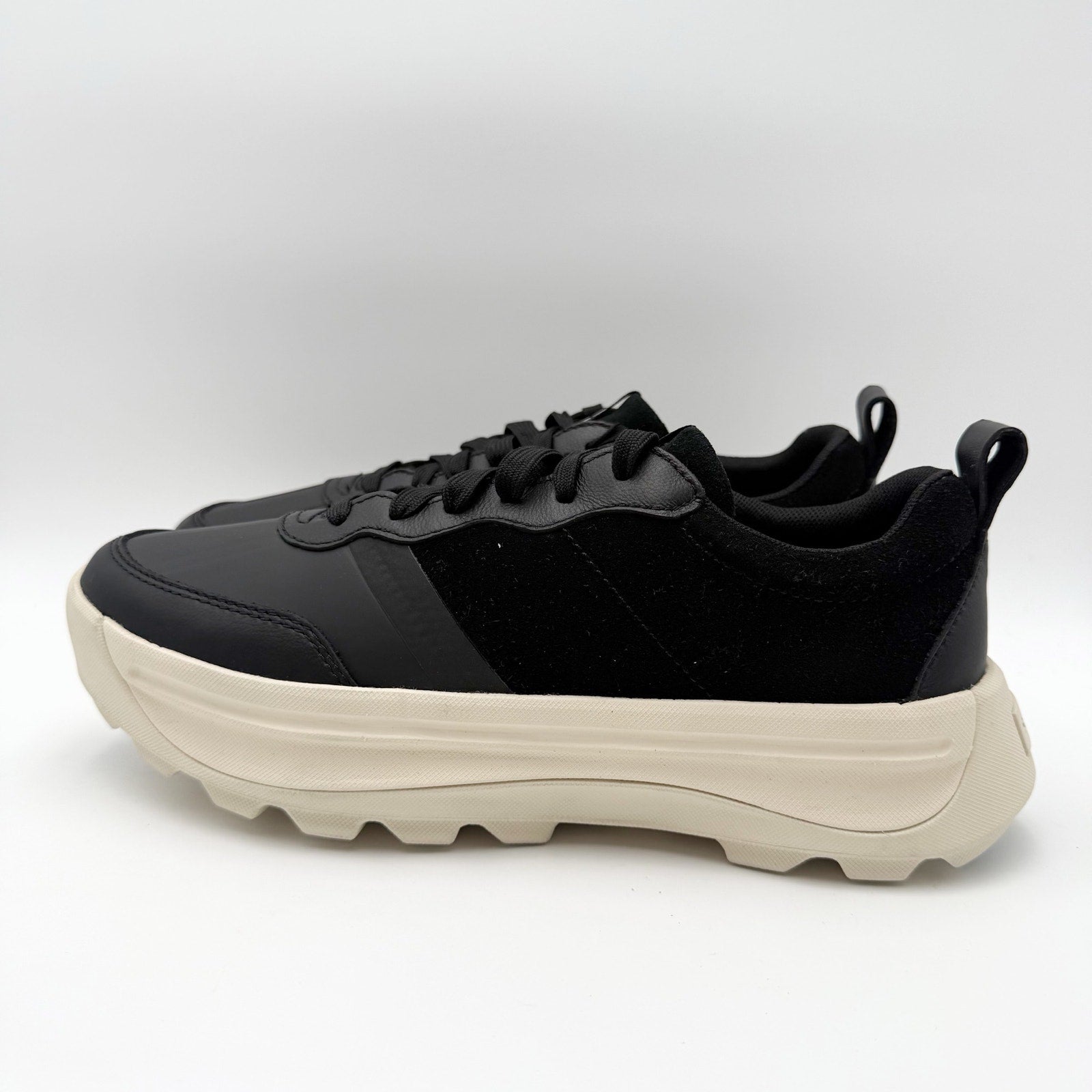 Sorel Womens Ona 503 Everyday Low Sneakers US 10.5 Black Leather Waterproof NIB