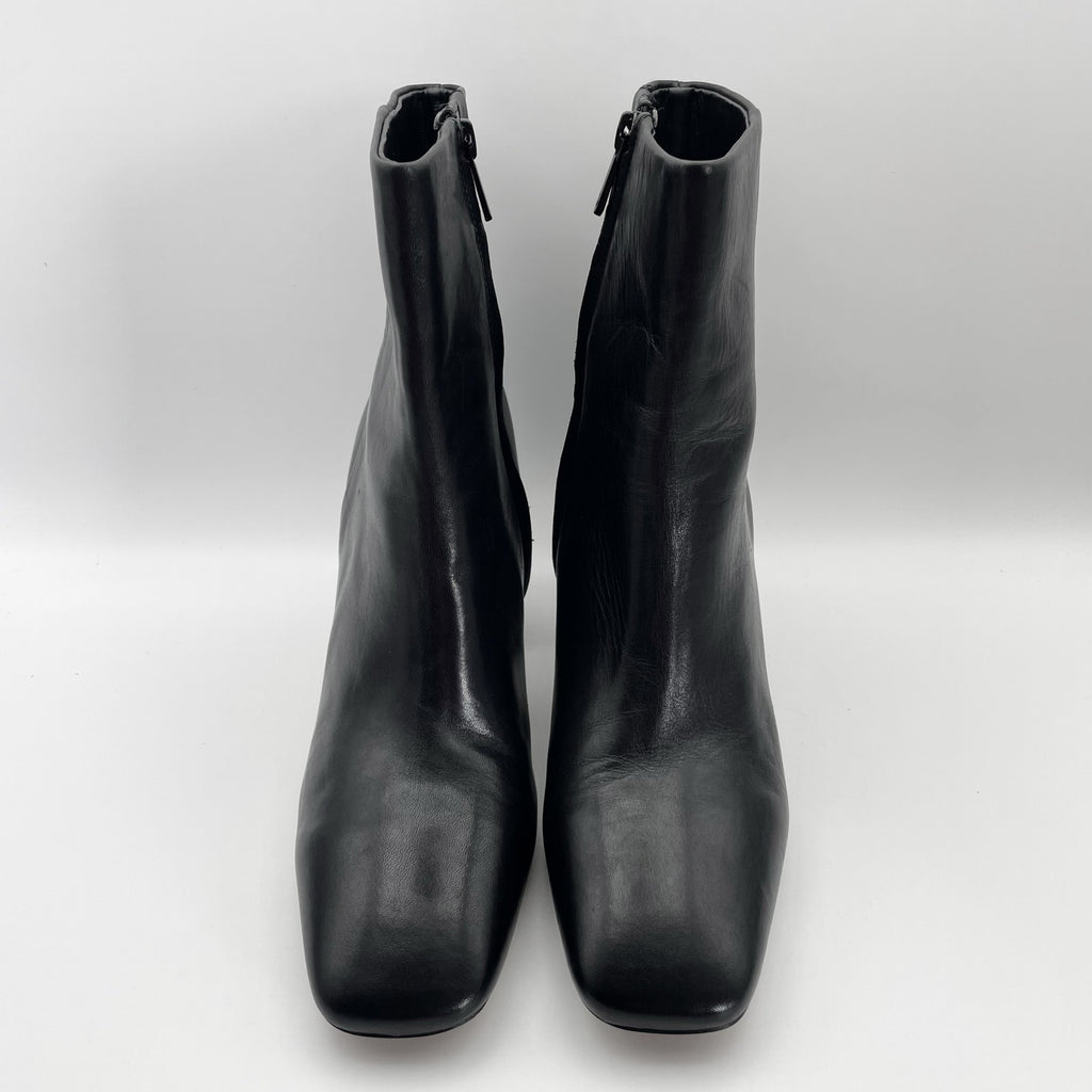 Sam Edelman Womens Fawn Heel Boot US 9.5 M Black Leather NWOB