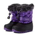 Kamik Girls Penny 3 Snow Boots US 2 Purple Black Insulated Waterproof NIB