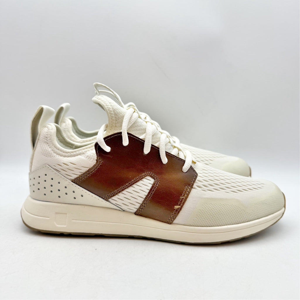 York Athletics The Frank Trainer Sneakers Womens 8.5 Mens 7 Tan White NIB