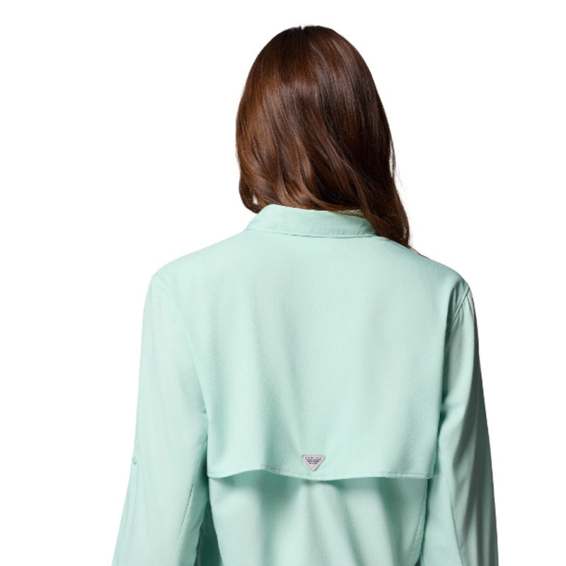 COLUMBIA Women's PFG Tamiami II Long Sleeve Shirt XS Green Misty Jade UPF 40 NWT