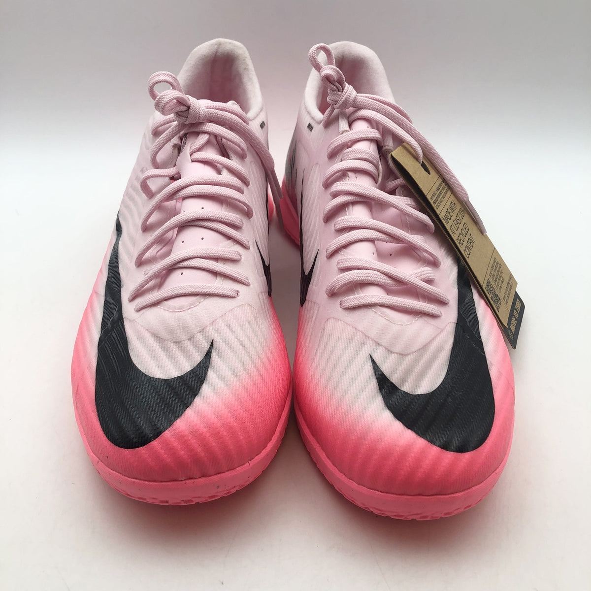 Nike Mercurial Vapor 15 Academy IC Soccer Shoes Mens 12 Pink Indoor Turf NWOB