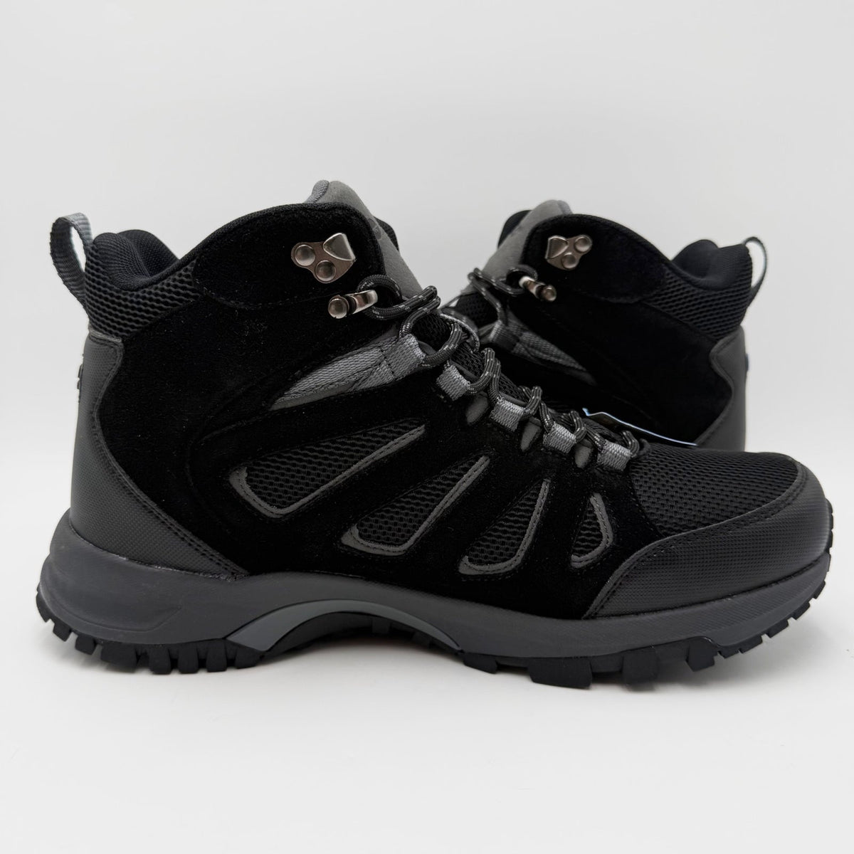 Hi-Tec Mens Mesa Mid Hiking Boot Size 10.5 Wide EU 43.5 Black WP NWOB