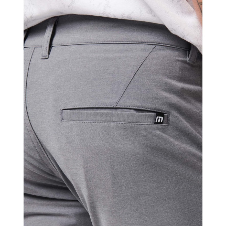 TRAVIS MATHEW Men's Open To Close Tech Chino Pants 42x31 Grey Heather Quit NWT