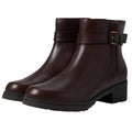 Cole Haan Womens Catherine Ankle Booties US 8 B Brown Leather Waterproof NIB