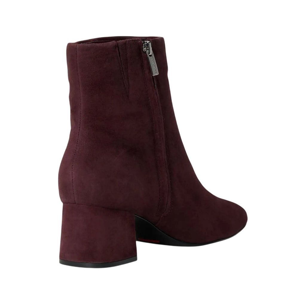 Rockport Womens Oaklei Ankle Boots Size 8.5 M Wine Red Suede NIB