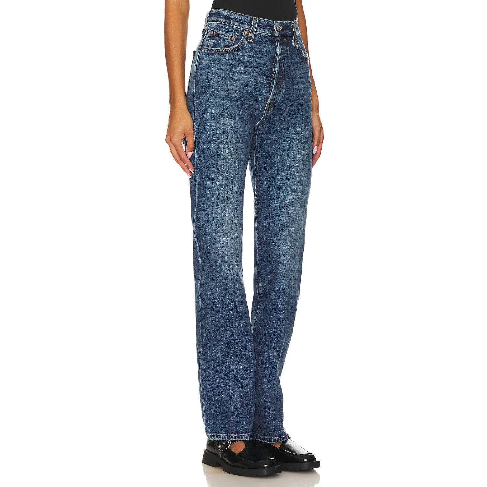 Levi's Womens Ribcage Straight Jeans 30x32 SIZE 10 Valley View 790780007 NWT