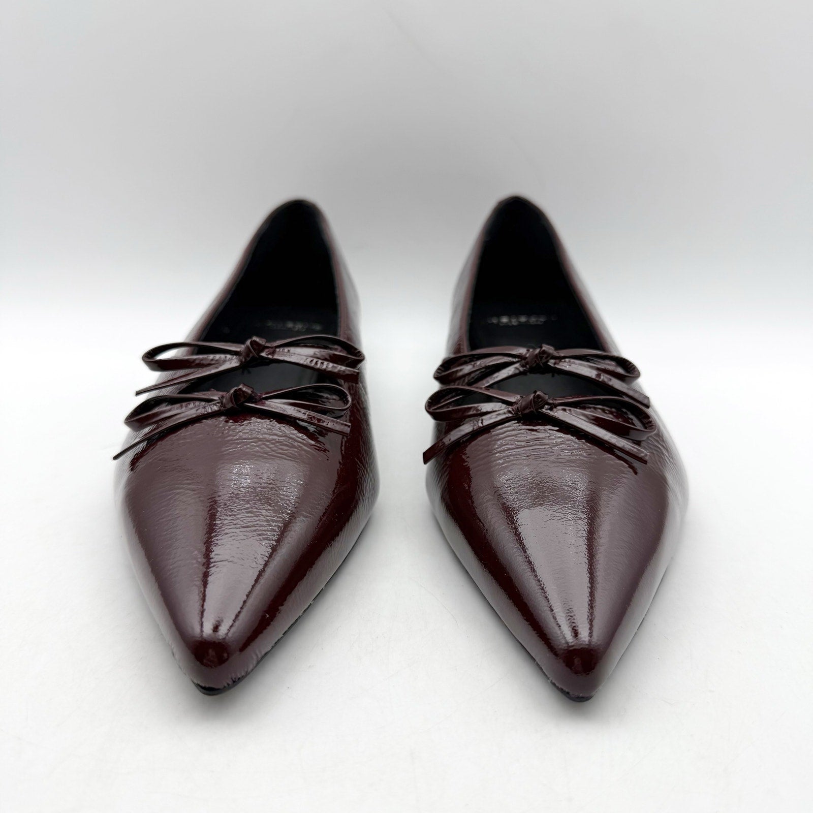 Vagabond Womens Hermine Ballet Flats EU 36 US 6 Red Burgundy Patent Leather NWOB