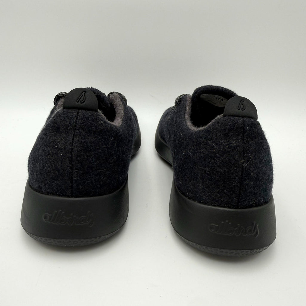AllBirds Womens Wool Runner Casual Sneakers US 9 EU 39 Black Athletic NIB