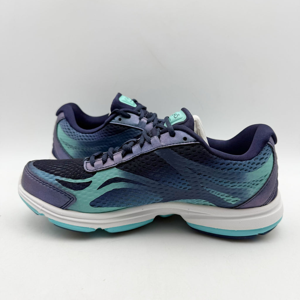 Ryka Womens Devotion Plus 2 Walking Sneakers US 5 M EU 35 Navy Teal Athletic NIB