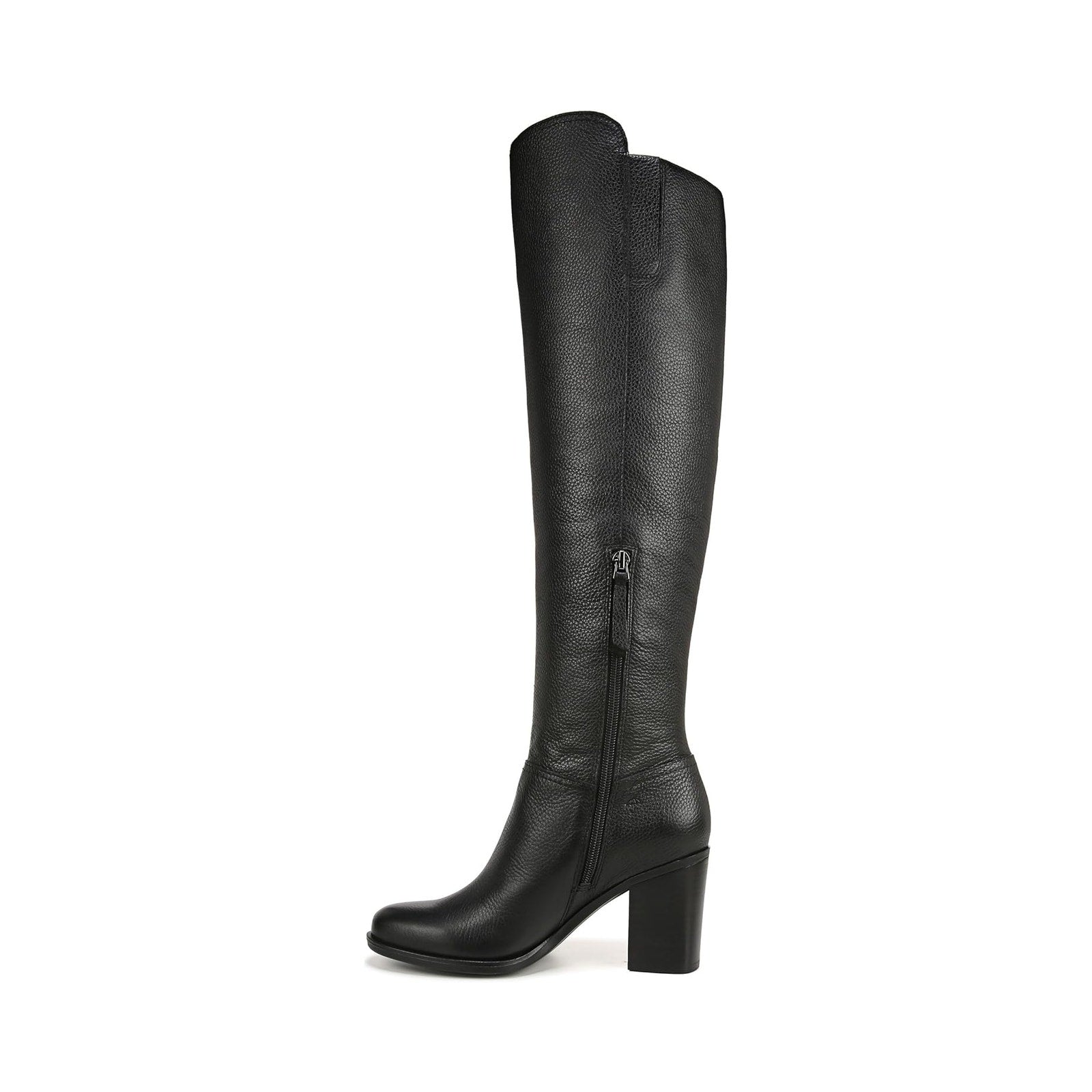 Naturalizer Womens Kyrie Knee High Boots US 8 M WIDE CALF Black Leather NIB