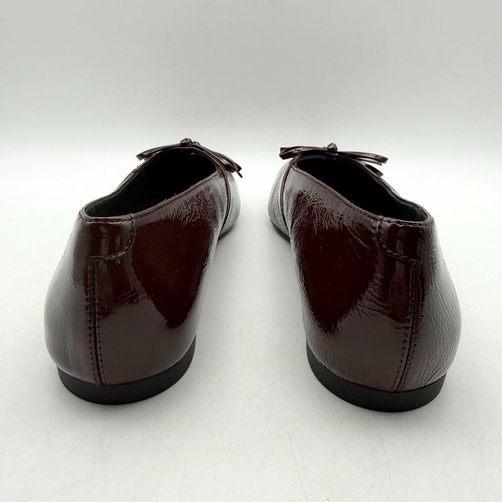 Vagabond Womens Hermine Ballet Flats EU 36 US 6 Red Burgundy Patent Leather NWOB