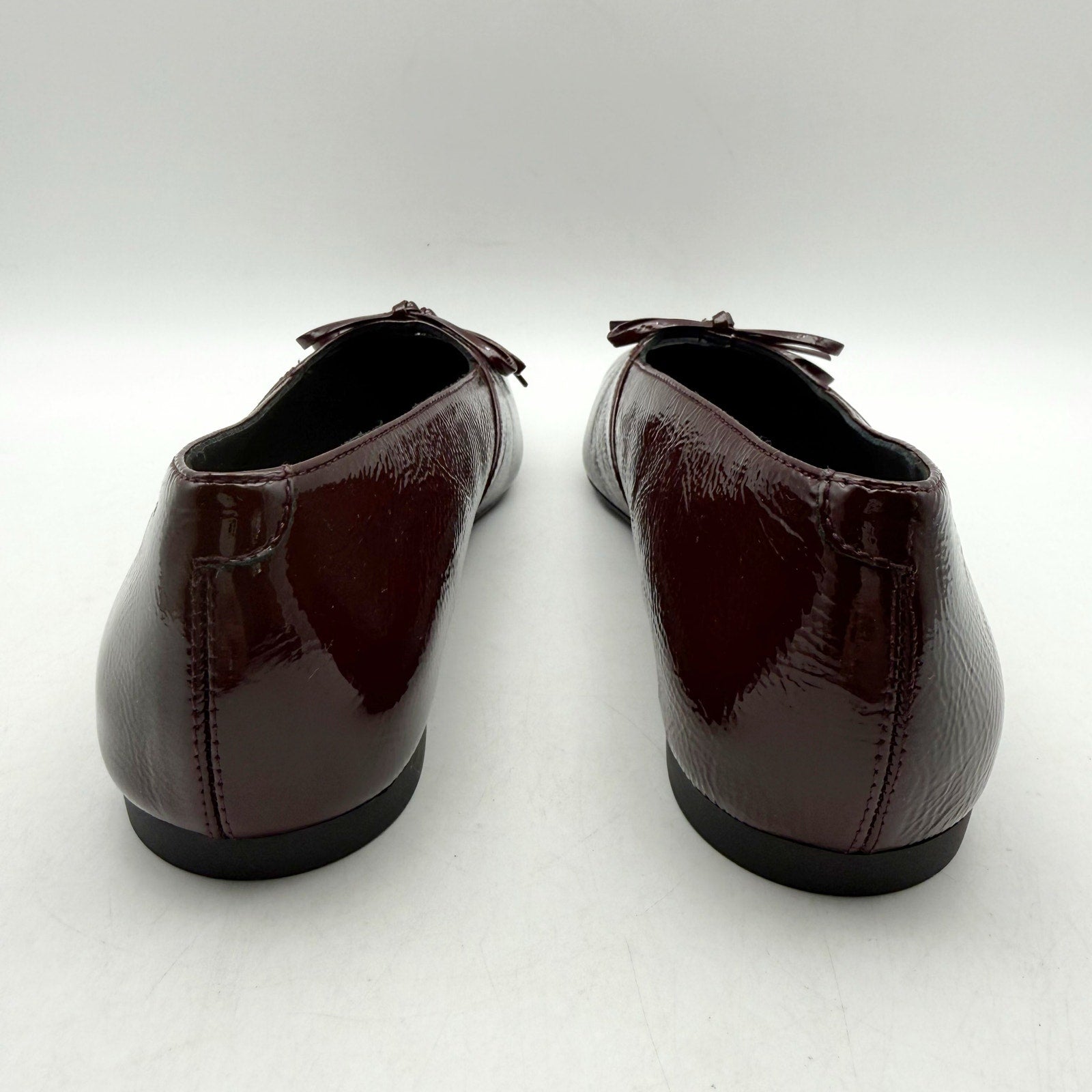Vagabond Womens Hermine Ballet Flats EU 36 US 6 Red Burgundy Patent Leather NWOB