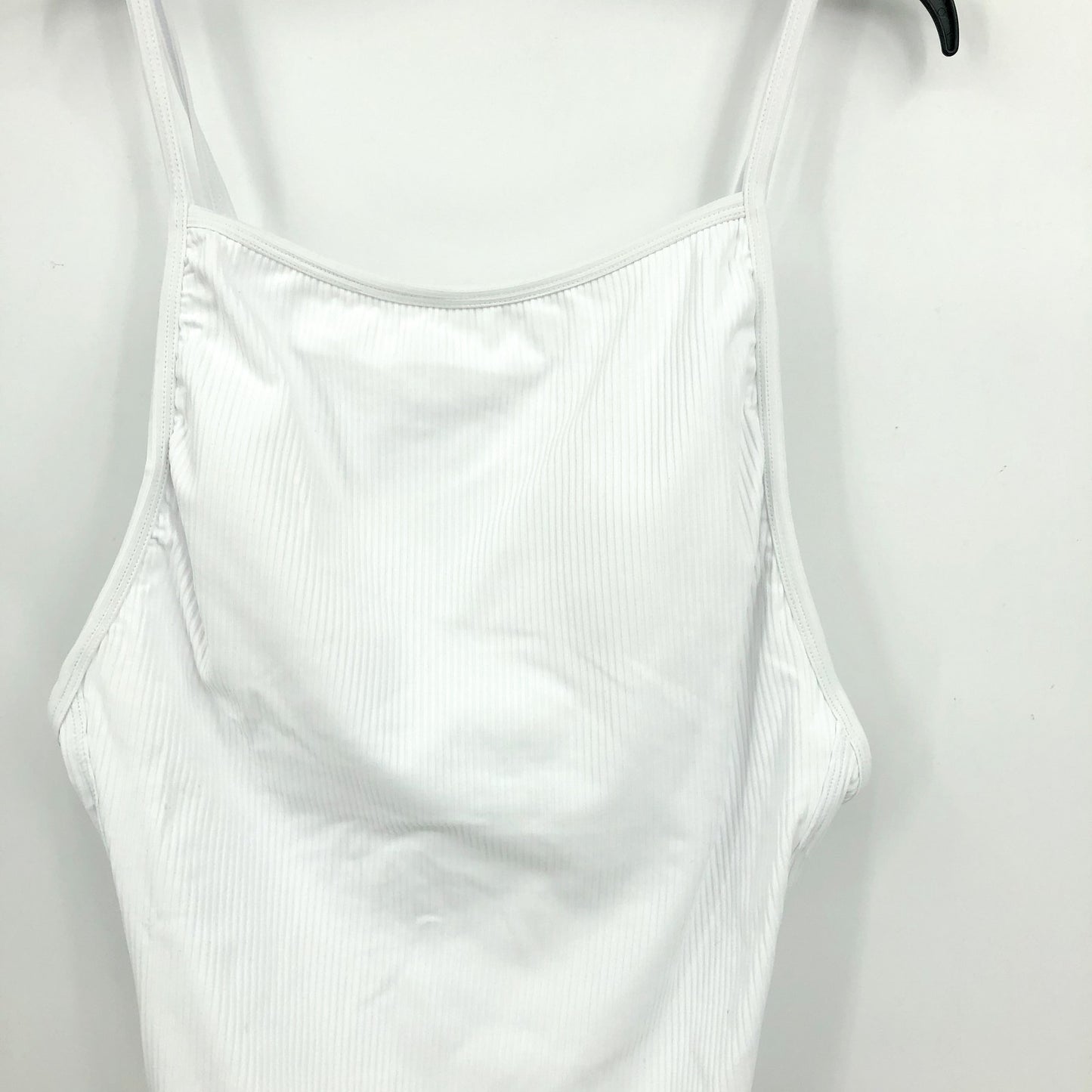 ANDIE SWIM Paloma One Piece Swimsuit XXL 18 Tall White Ribbed